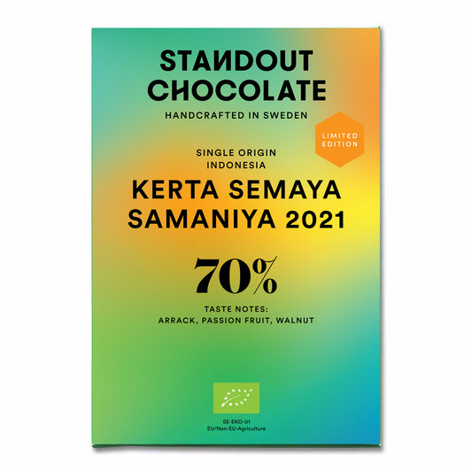 STANDOUT CHOCOLATE KERTA SEMAYA SAMANIYA 2021 70% (LIMITED EDITION), 50G